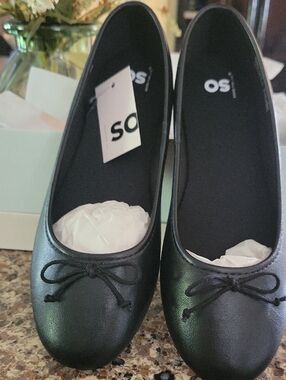 🦝Black Ballet Flats🐺